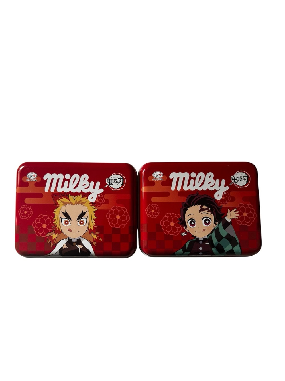 Demon Slayer Rengoku and Tanjiro Candy Tin Containers